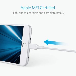 کابل تبدیل USB به Lightning انکر طول 0.9 متر